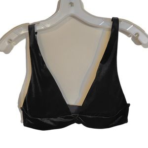 Victoria’s Secret | Black Velour Bralette - Size S